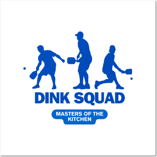 Blue and White Classic Dink Squad Shirt Posters and Art